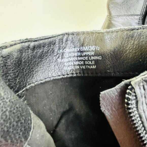 Lucky Brand Omarey Platform Boot Women's Size 6 in Black Block Heel Inside Zip - Picture 9 of 15